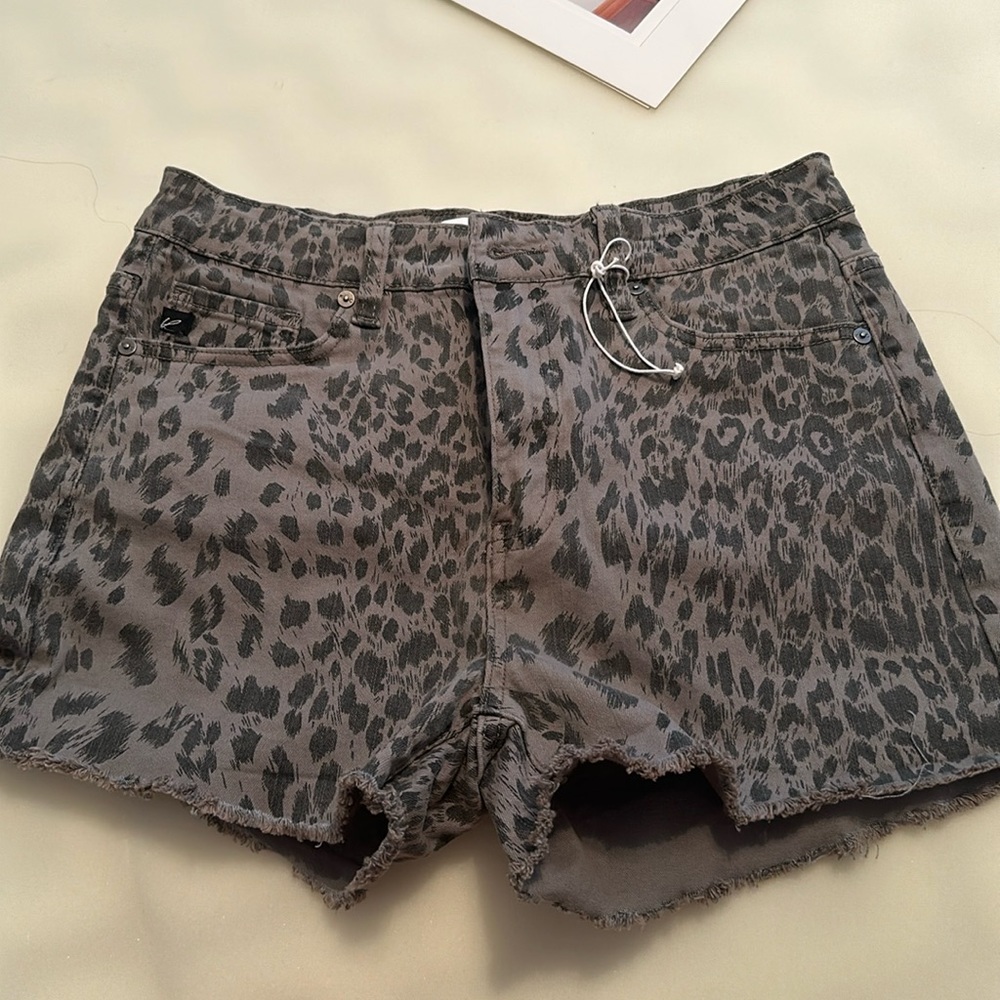 Leopard print shorts